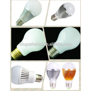 7W cheap led bulbs---Aluminium + Die-casting Aluminium + Plastic+ PC Cover---kingunion led bulb light